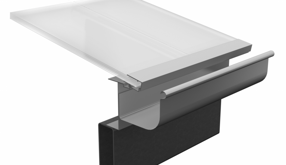 System Danpalon Seamless Canopy Skylight Render